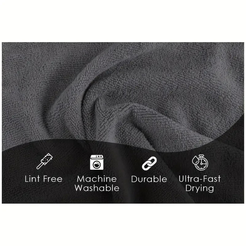 Thicken Microfiber Cleaning Cloths Lint Free Towel Reusable Towels Absorbent for Premium Automotive Accessory