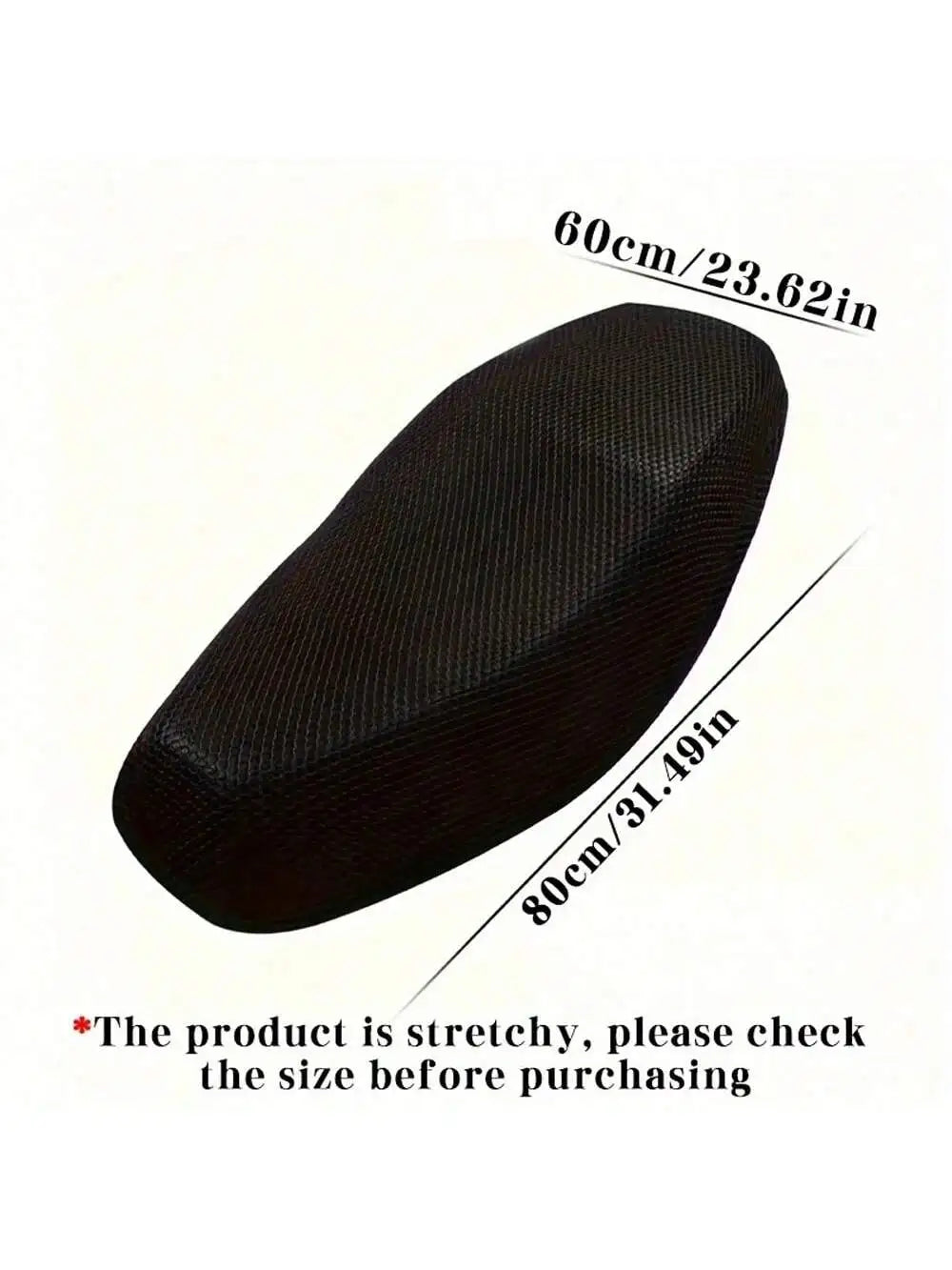 Waterproof Motorcycle Seat Cover Elastic Leather Scooter Protector Interior Auto