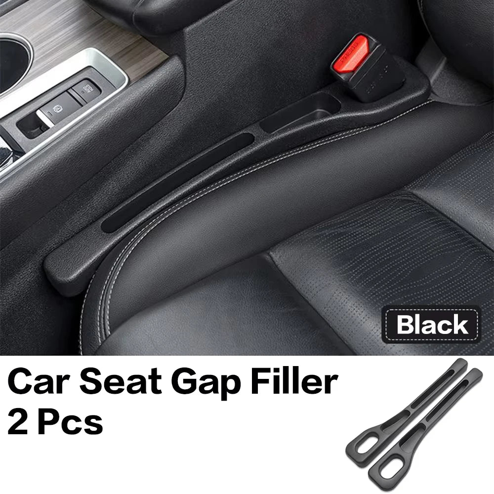 2PCS Car Seat Gap Filler Between Seats Console Organizer Crevice Storage