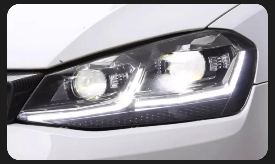 Headlights For VW Golf 7 MK7 Gti LED 2013-2017 Golf 7 Head Lamp Car Styling DRL Signal Projector Lens Auto Accessories Front