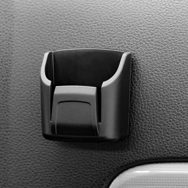 Car Key Holder Clip Interior Storage Box Dashboard Organizer Adhesive Mount