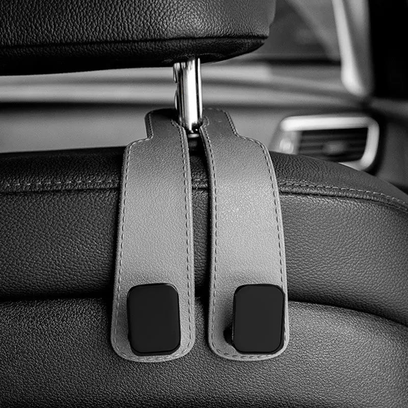 Car Headrest Hooks Hanger for Bags Seat Back Organizer Holder Clips Auto