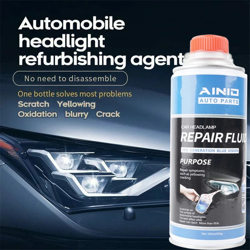 Car Headlight Repair Liquid Car Headlamp Renovation Restoration Cleaning Car Headlight Liquid Polymer Polish Auto Part headlight