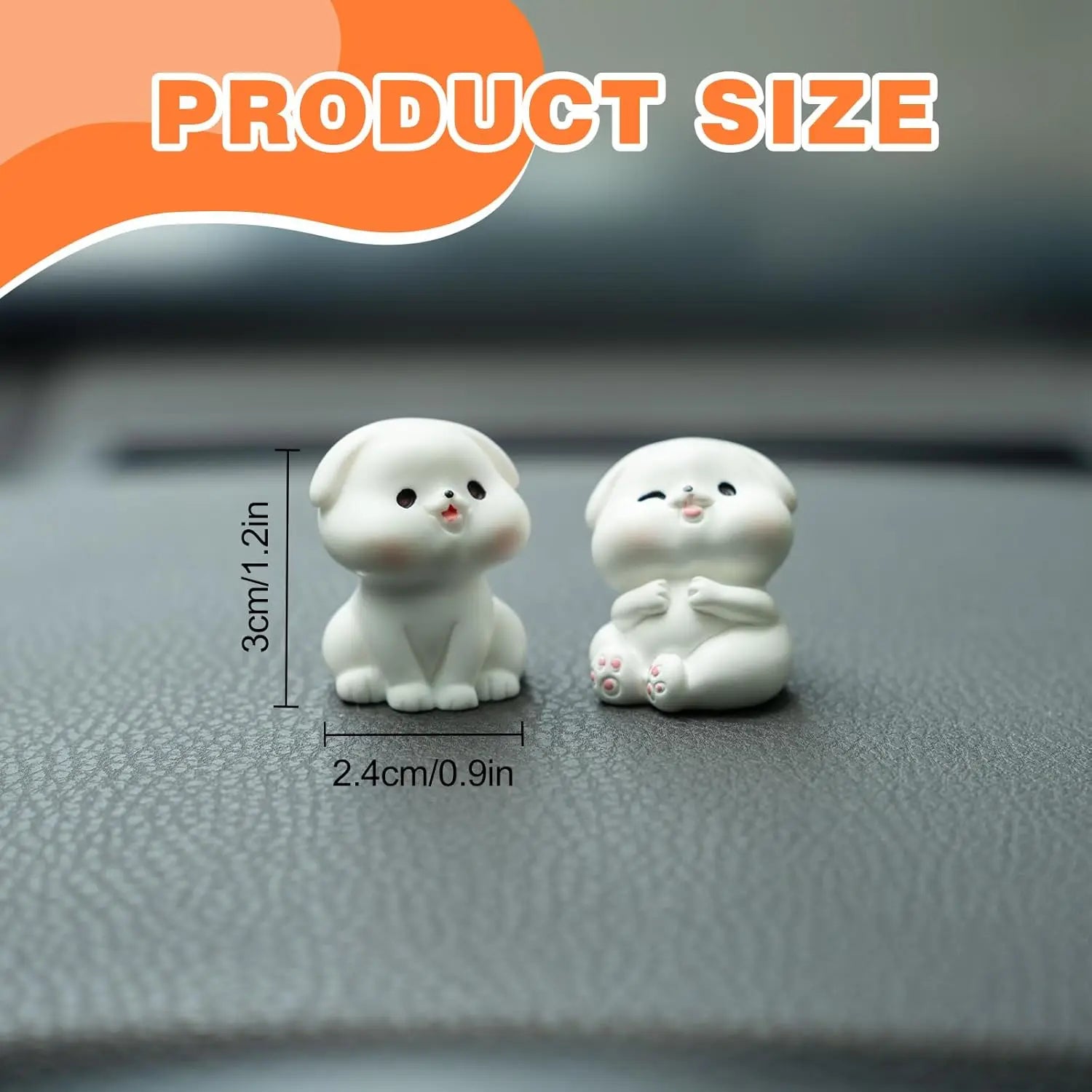 Cute Mini Animal Car Dashboard Accessories Fun Rear view Mirror Decor Interior Premium Automotive Accessory