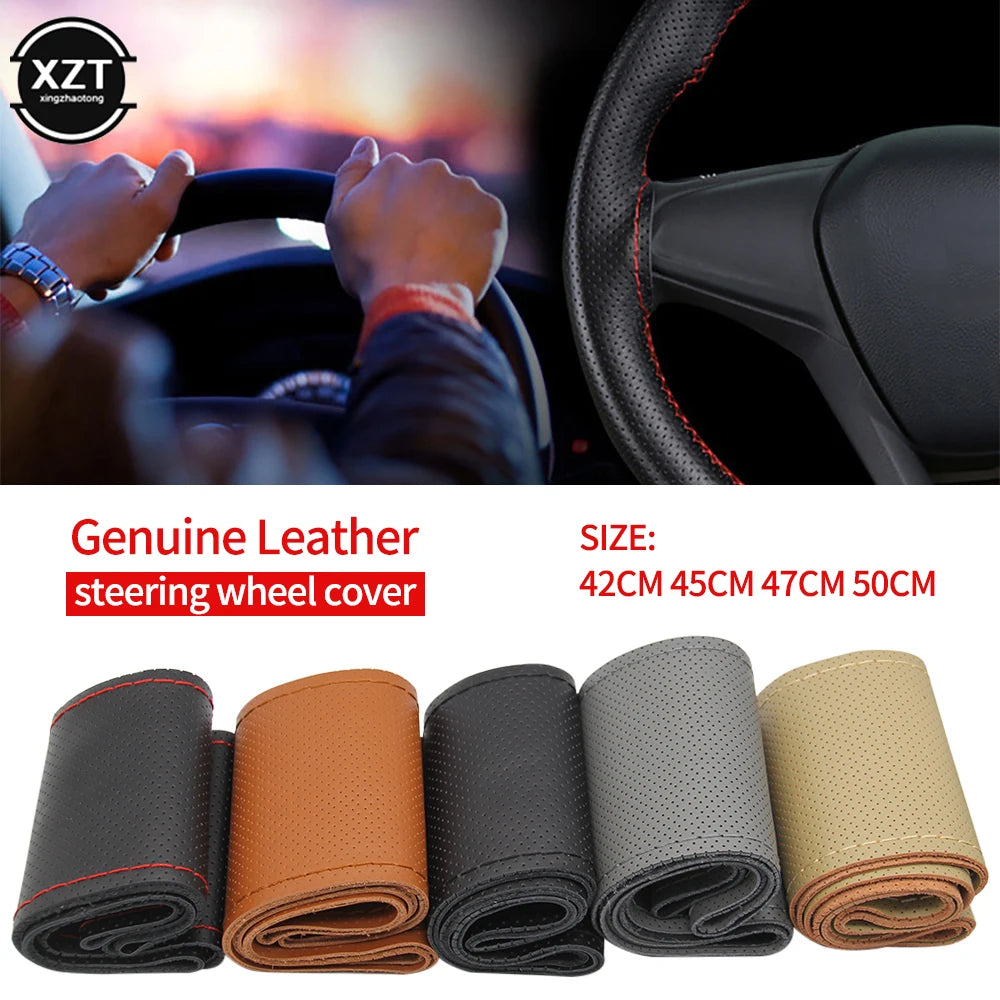 Truck Steering Wheel Cover Bus DIY 42cm 45cm 47cm 50CM