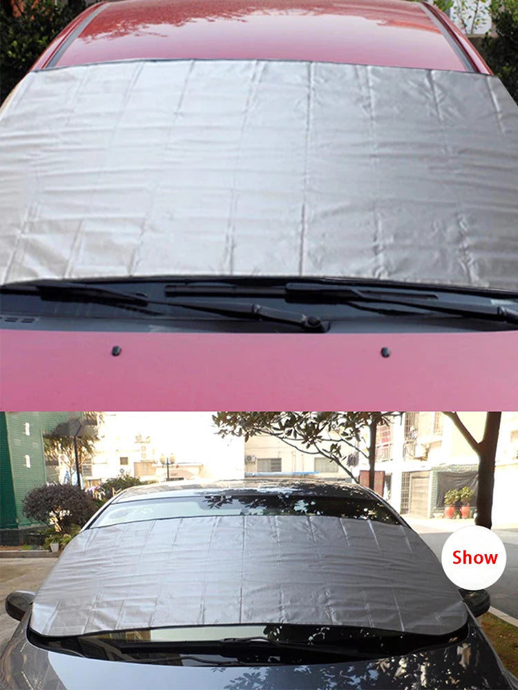 Car Windshield Protector Anti-falling leaves Sun Shade Dust Frost Freezing Snow Premium Automotive Accessory