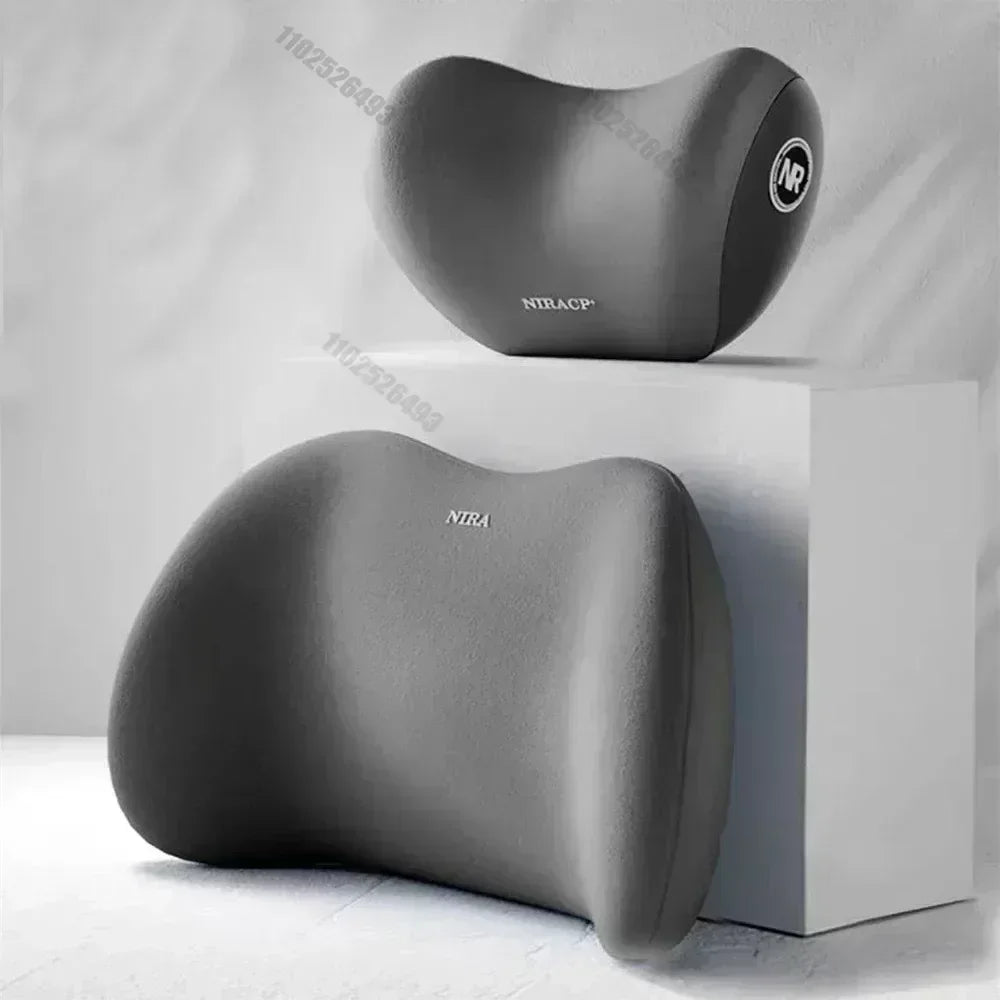 Car Headrest Lumbar Support Shoulder Pillow Memory Cotton Waist Interior