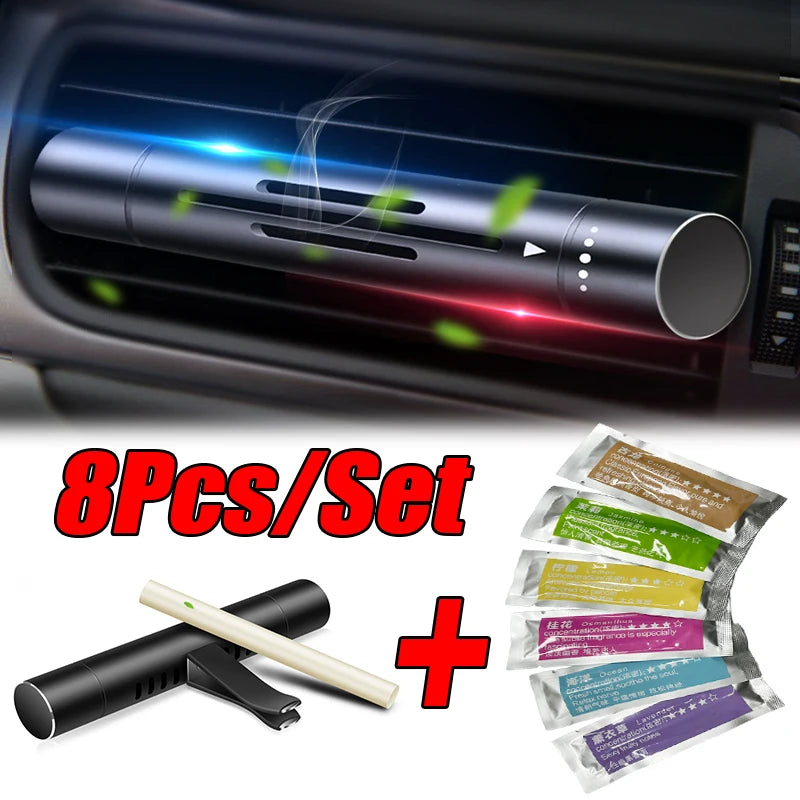 8Pc/Set Car Air Vent Perfume Freshener Flavoring Smell Aroma SUV Truck