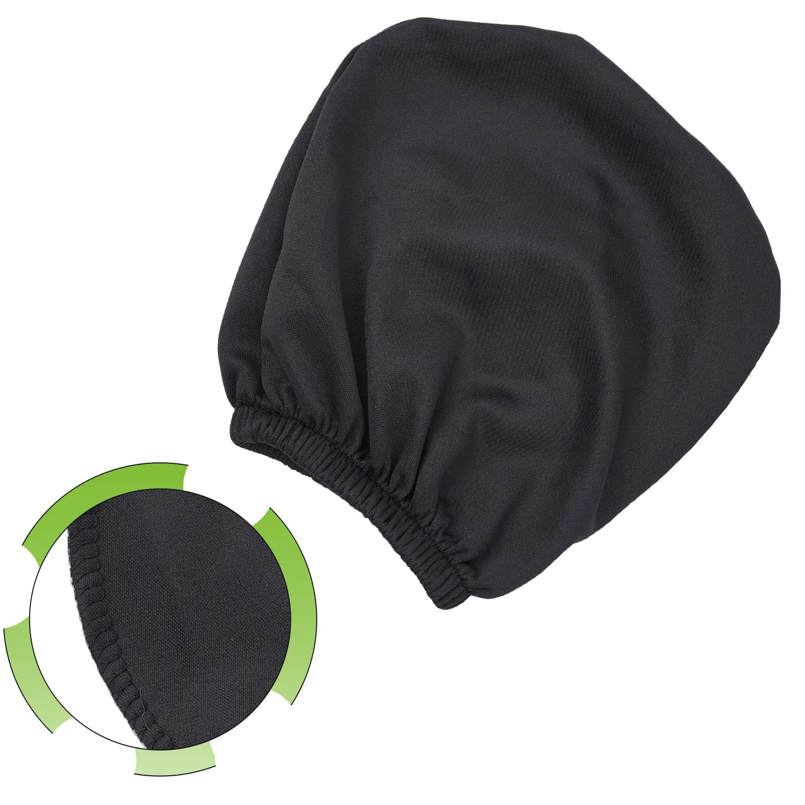 High Quality Headrest Cover 20cm X 22cm Dirt Resistant Full Coverage Grey