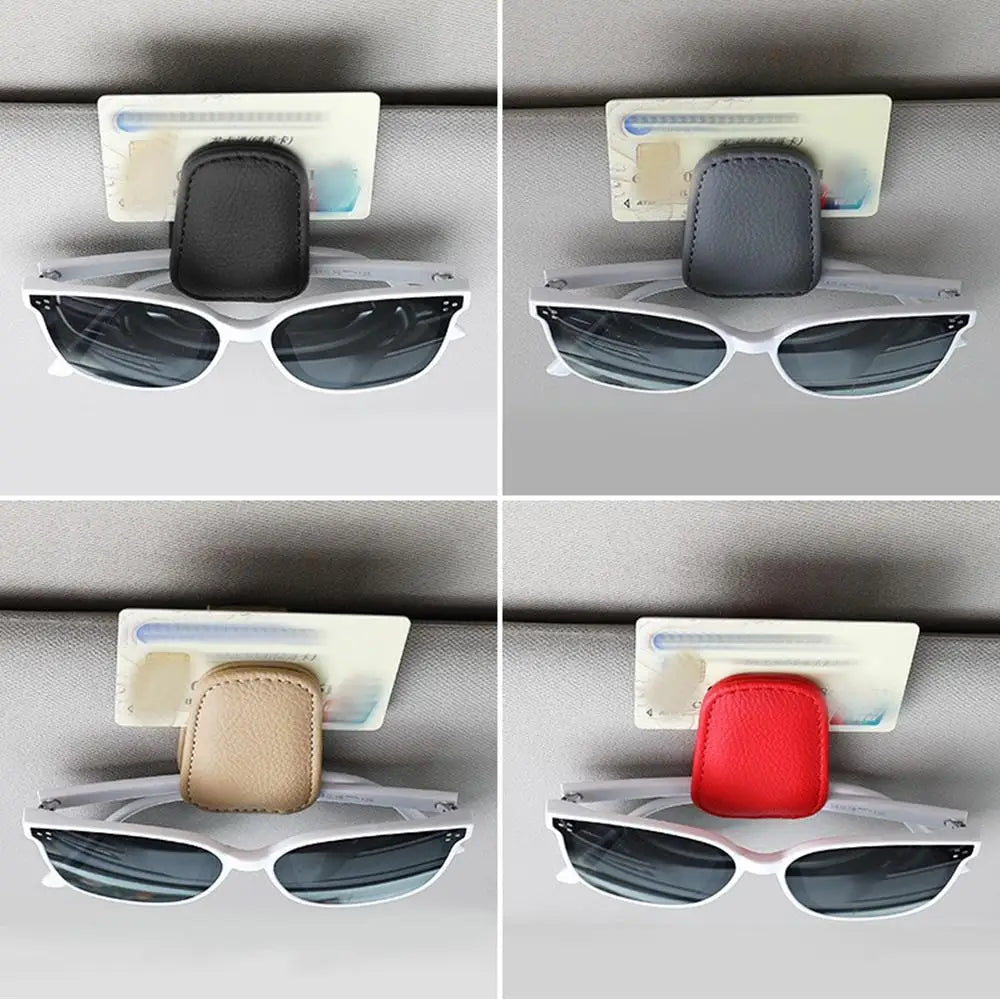 Universal Car Sunglasses Clip Card Ticket Holder Stand Fastener Pen Case Bracket