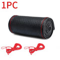 Genuine Leather Steering Wheel Cover For Car Braiding Steering Wheel Protector