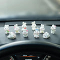 Cute Mini Animal Car Dashboard Accessories Fun Rear view Mirror Decor Interior Premium Automotive Accessory