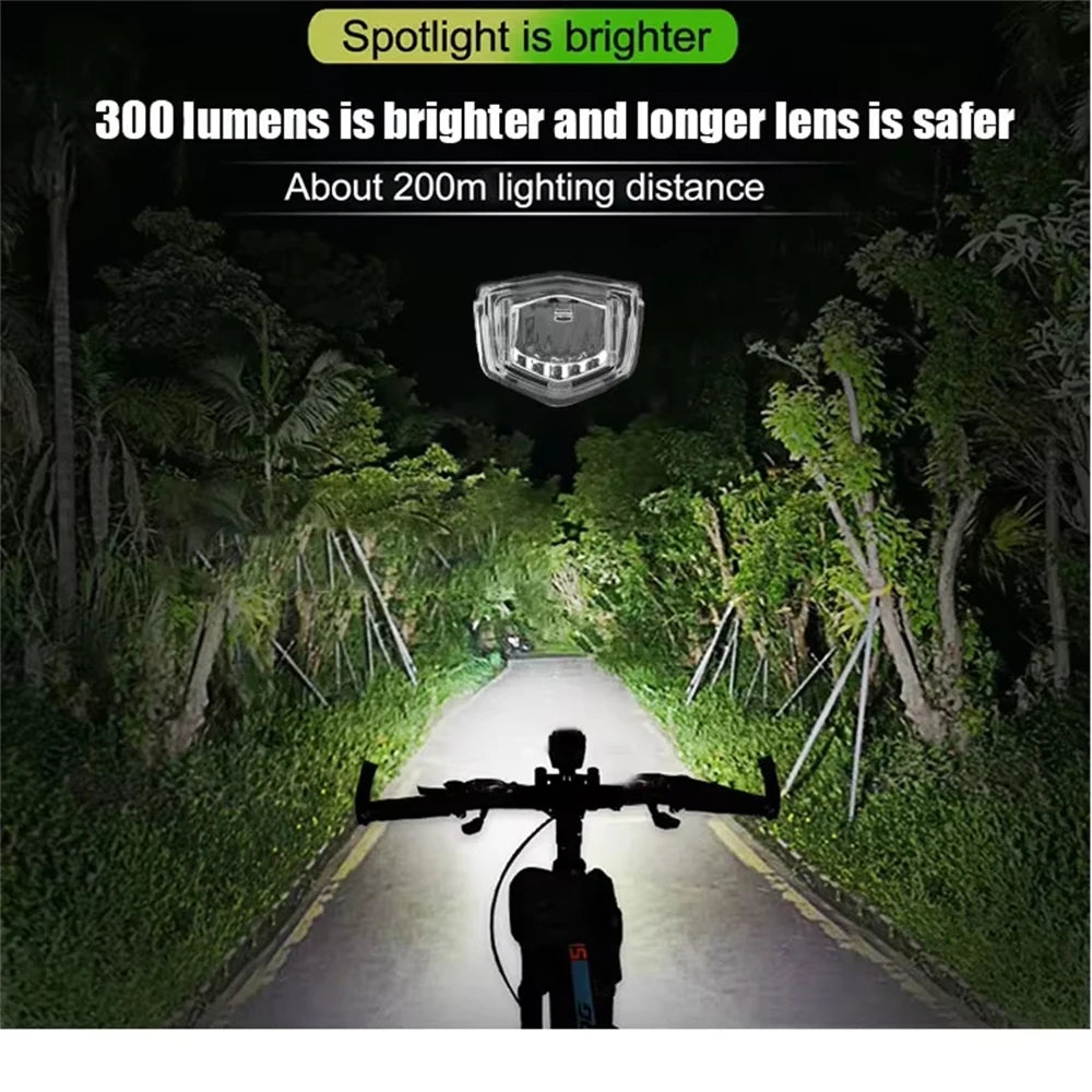 Ourdoor Bicycle Front Light Bright Bike Led Flashlight Bicycle Lantern USB Rechargeable MTB Bike Rear Lamp For Cycling Headlight