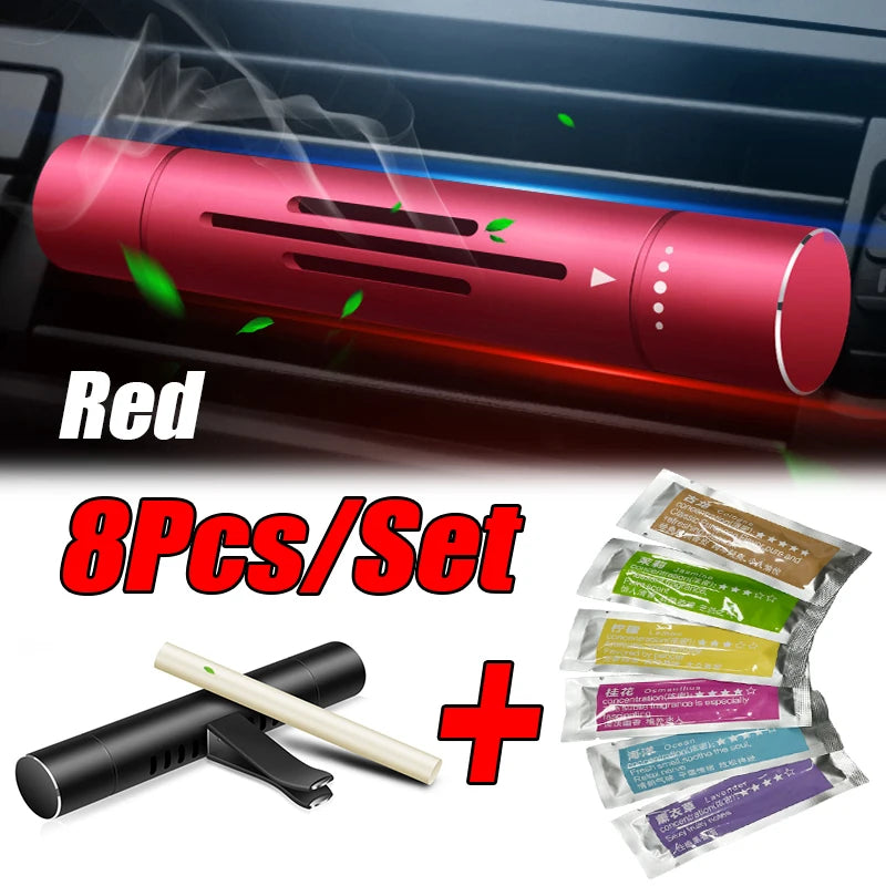 8Pc/Set Car Air Vent Perfume Freshener Flavoring Smell Aroma SUV Truck