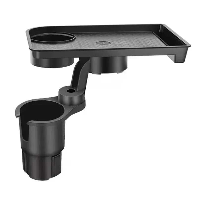 High Quality Universal Car Cup Holder Tray 360 Rotating Adjustable Dual Bracket