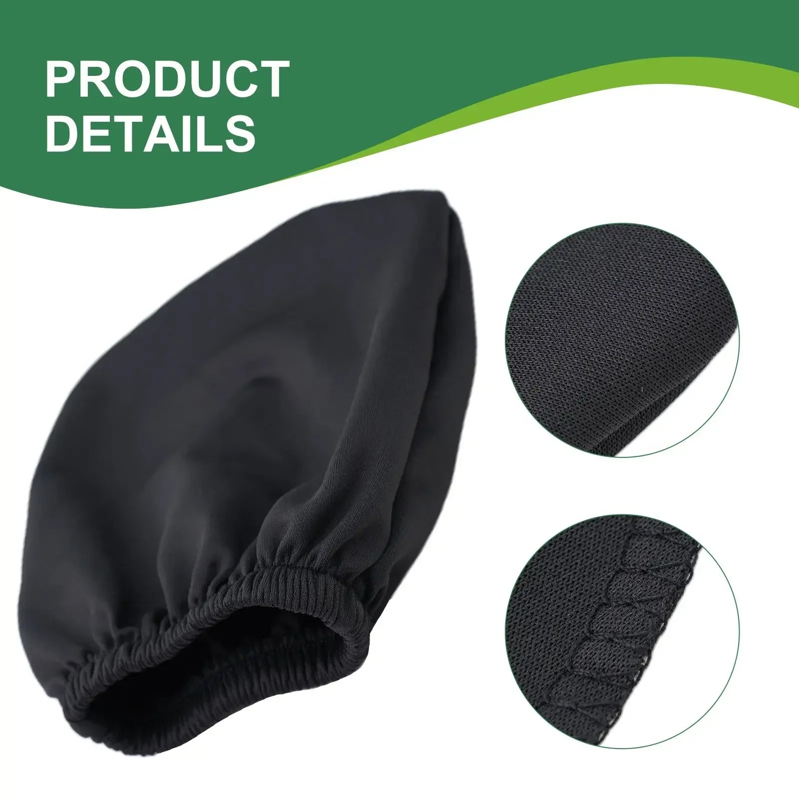 High Quality Headrest Cover 20cm X 22cm Dirt Resistant Full Coverage Grey