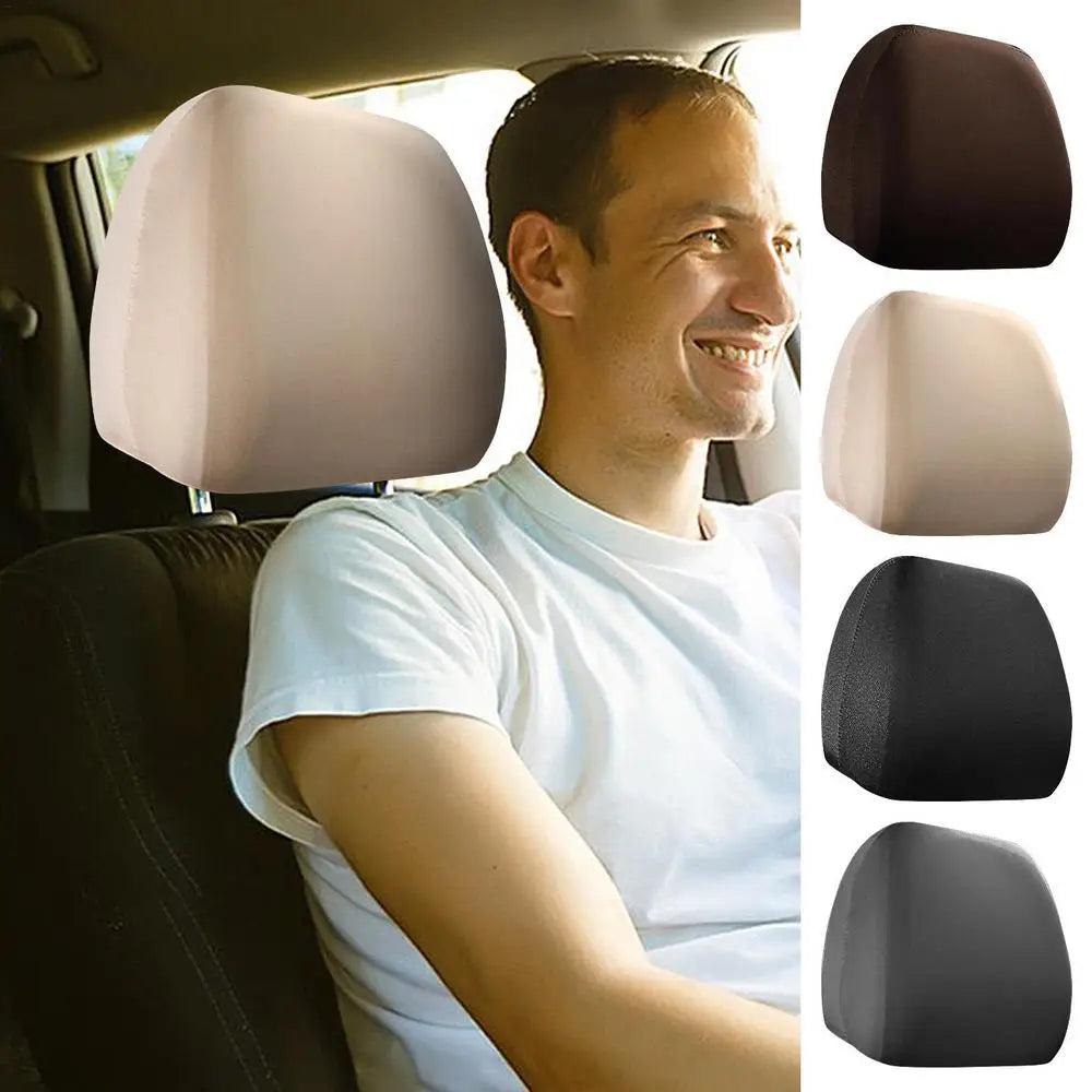 Headrest Cover For Car Full Coverage Dustproof Front Seat Head Rests Interior
