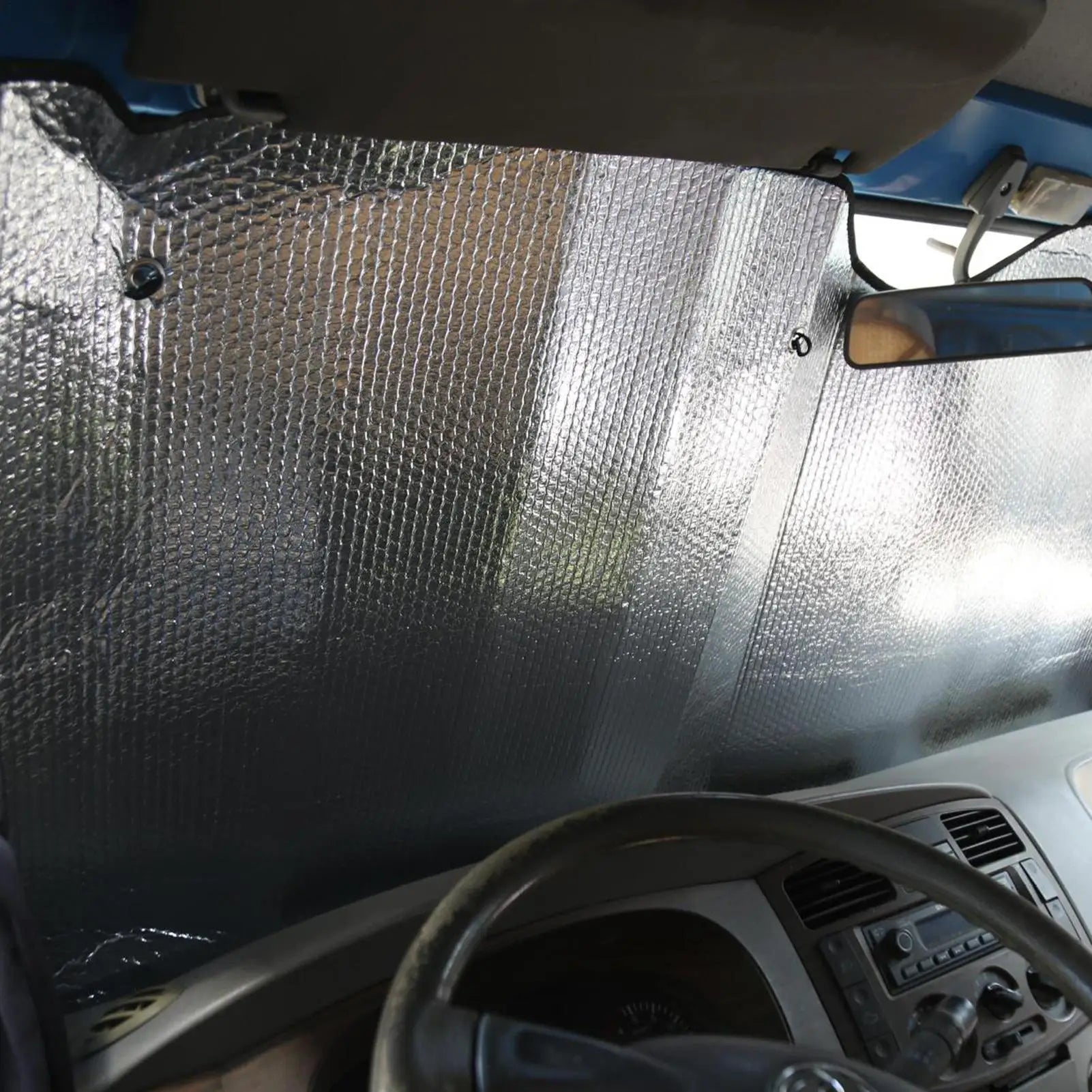 Truck Windshield Sun Shade Truck 86.5 x 31.5 Inch Front Window Sunshade Foldable