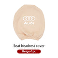 Car Headrest Cover for Audi Elastic Pillowcase Headrests Dust Accessories Interi