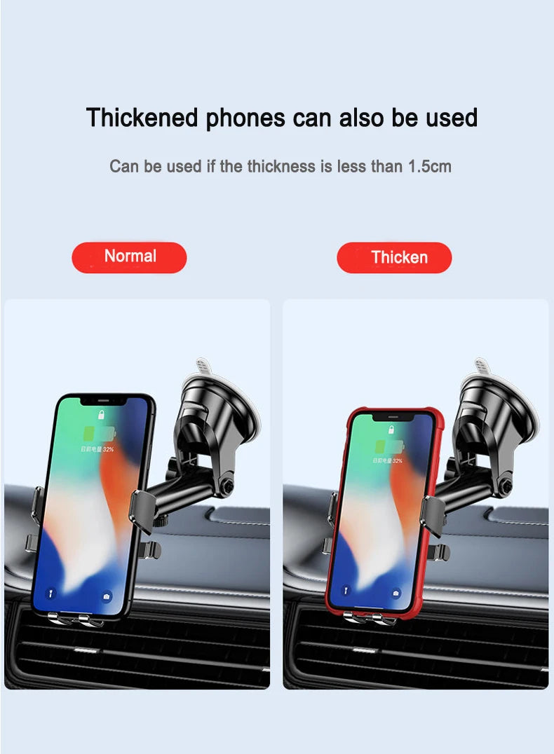 2026 NEW Universal Sucker Car Phone Holder 360 Windshield Dashboard Mobile