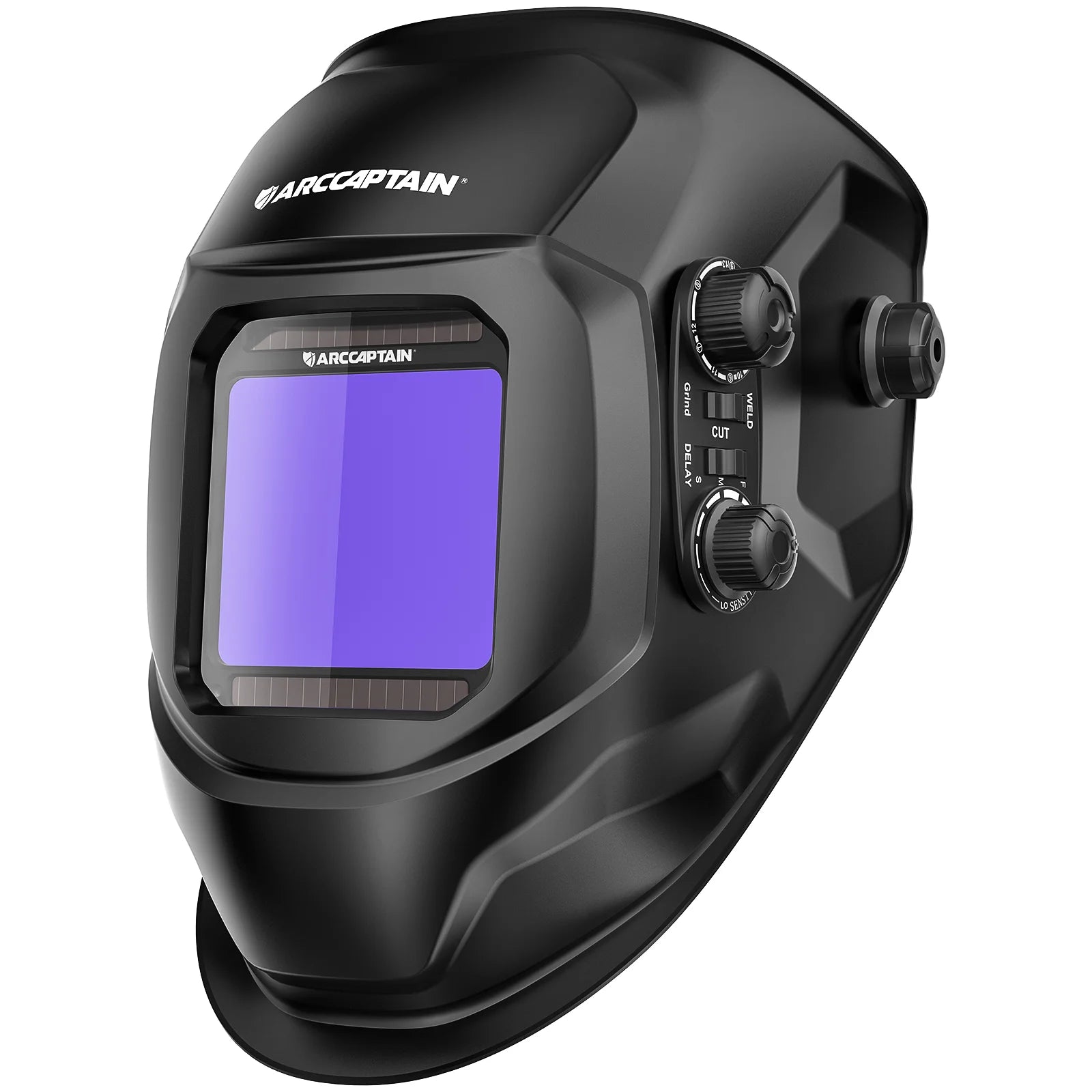ARCCAPTAIN Welding Helmet Welder Mask Large View True Color Solar Power Auto Darkening Welding Mask For Arc MIG TIG Welder Cut