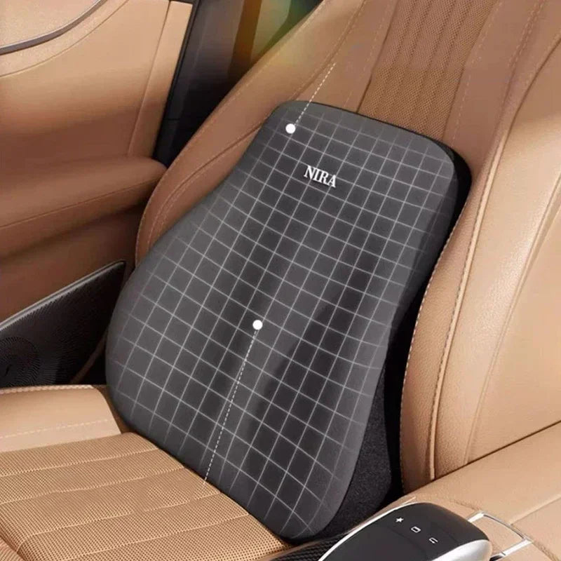 Memory Foam Car Universal Headrest Lumbar Cushion Back Pillow Interior Protector