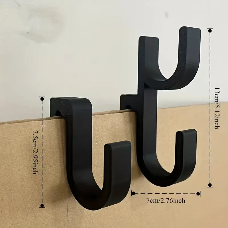 2/4PCs Car Umbrella Holder Trunk Hook Mount Towel Hooks Universal Bracket Stand