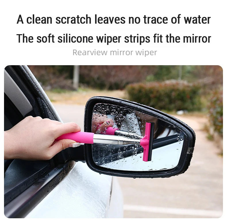 Non-Scratch Soft Silicone Handy Squeegee Car Wrap Tools Water Window Wiper Premium Automotive Accessory