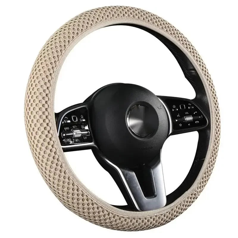 Elastic Elastic Steering Wheel Cover, Warm in Winter, Cool in Summer, Universal