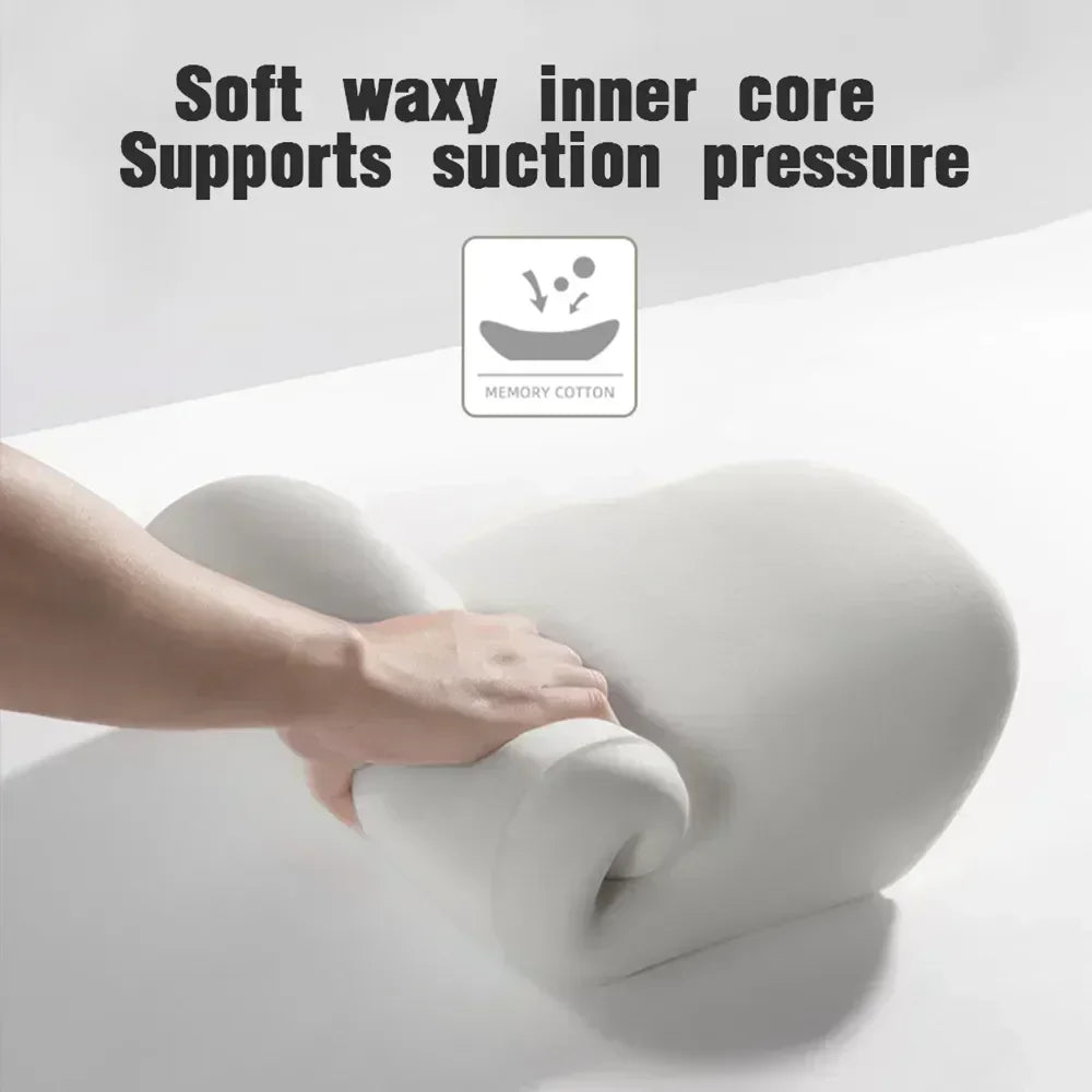 Ergonomic Car Headrest and Lumbar Support Set Memory Foam Neck Cushion Interior