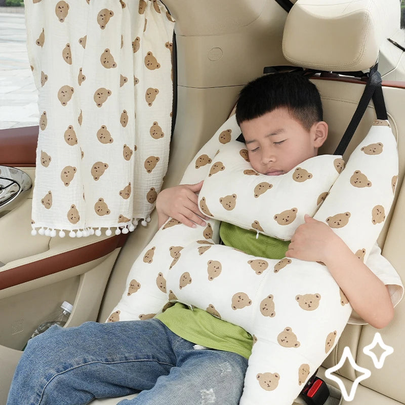 Cartoon Car Curtains Car Sunshade Side Curtains Embedded Rail Car with Sun