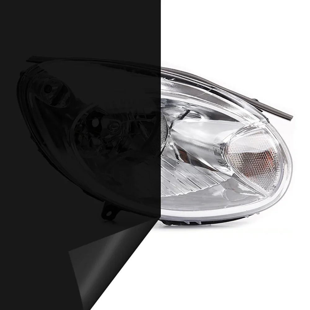 40cm Car Headlight Taillight Smoke Black PVC Films Tint Headlight Taillight Wrap Cover Stickers for Motorcycle Car Accessories