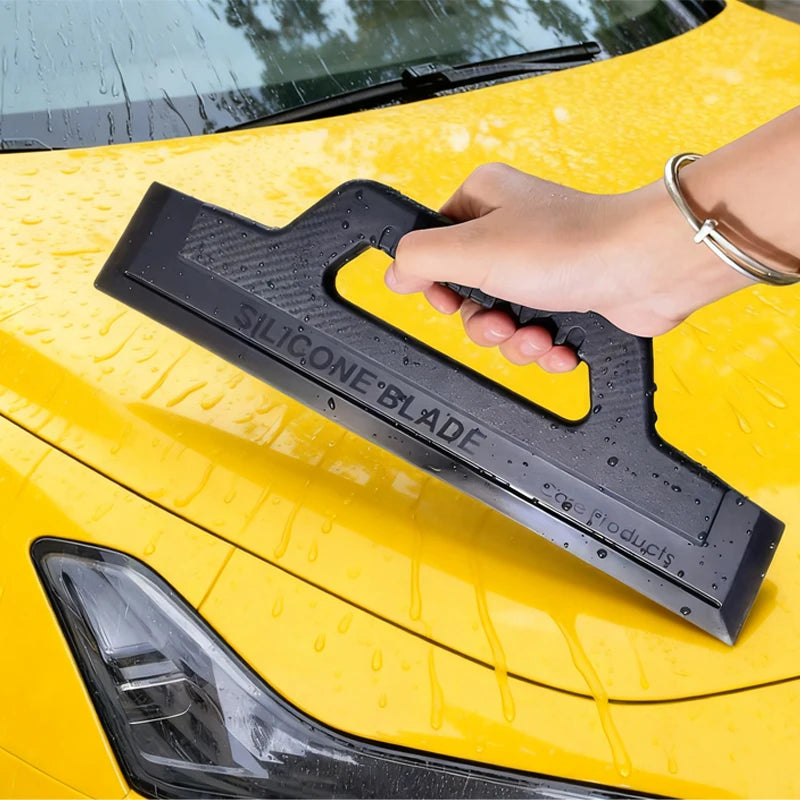 Car Wash Wiper Glass Wiiper Seamless Windshield Handle Silicone Scraper Anti Premium Automotive Accessory