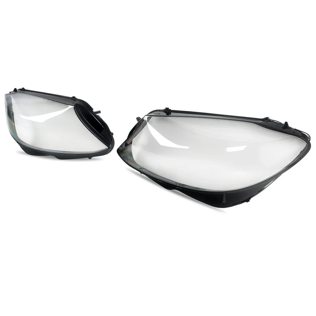 MAGICKIT Left & Right Side Headlight Cover Lens Cover For Mercedes-Benz C-Class W205 2019-2020 Car Accessories Polycarbonate