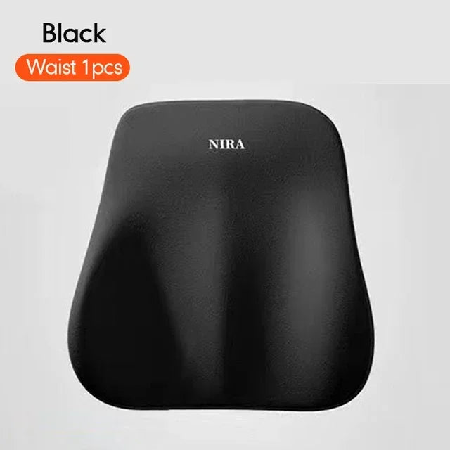 Memory Foam Car Universal Headrest Lumbar Cushion Back Pillow Interior Protector