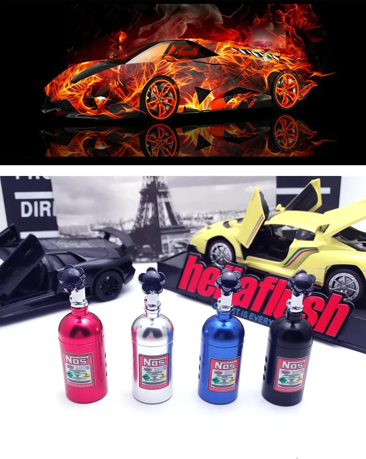 Car Air Freshener NOS Nitrogen Bottle Vent Aromatherapy Auto Aroma Flavoring SUV