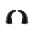 2 pcs Car Mini Steering Wheel Devil Horns Corner Decorative Sticker Cute Creativ