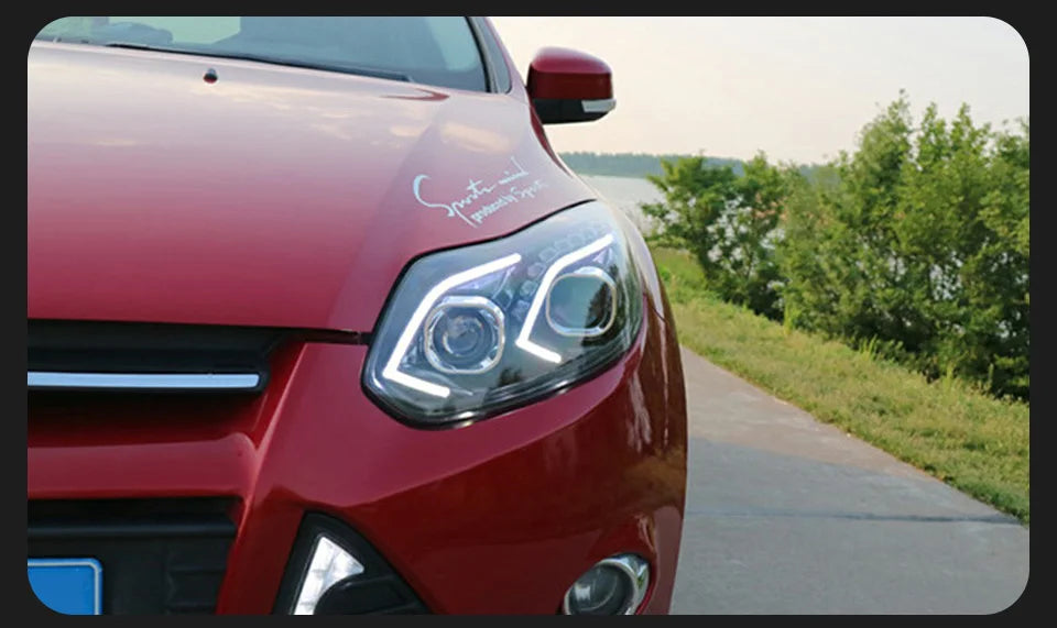AKD Car Styling Headlights for Ford Focus LED Headlight Projector Lens 2012-2014 Focus 3 DRL Head Lamp Automotive Accessories
