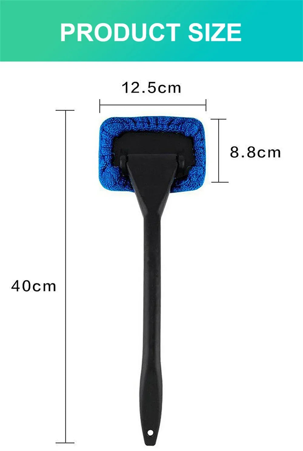 New Car Window Cleaner Brush Kit Windshield Cleaning Wash Tool Inside Interior Premium Automotive Accessory