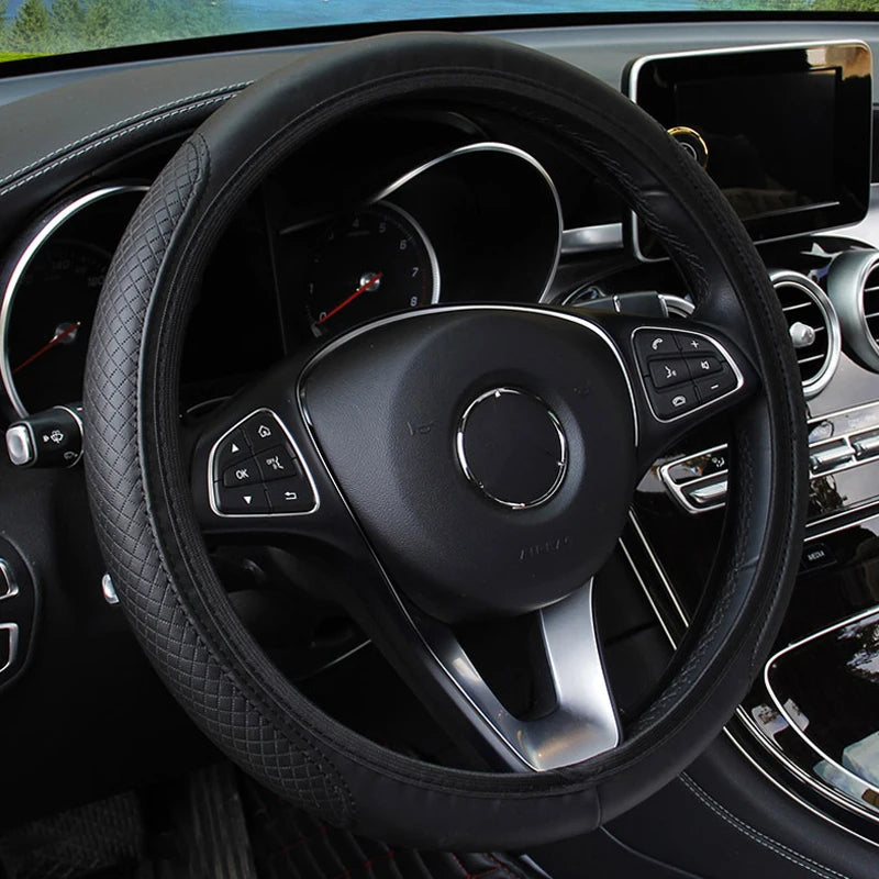 37-39CM Steering Wheel Cover Anti Slip Breathable Steering Cover Universal