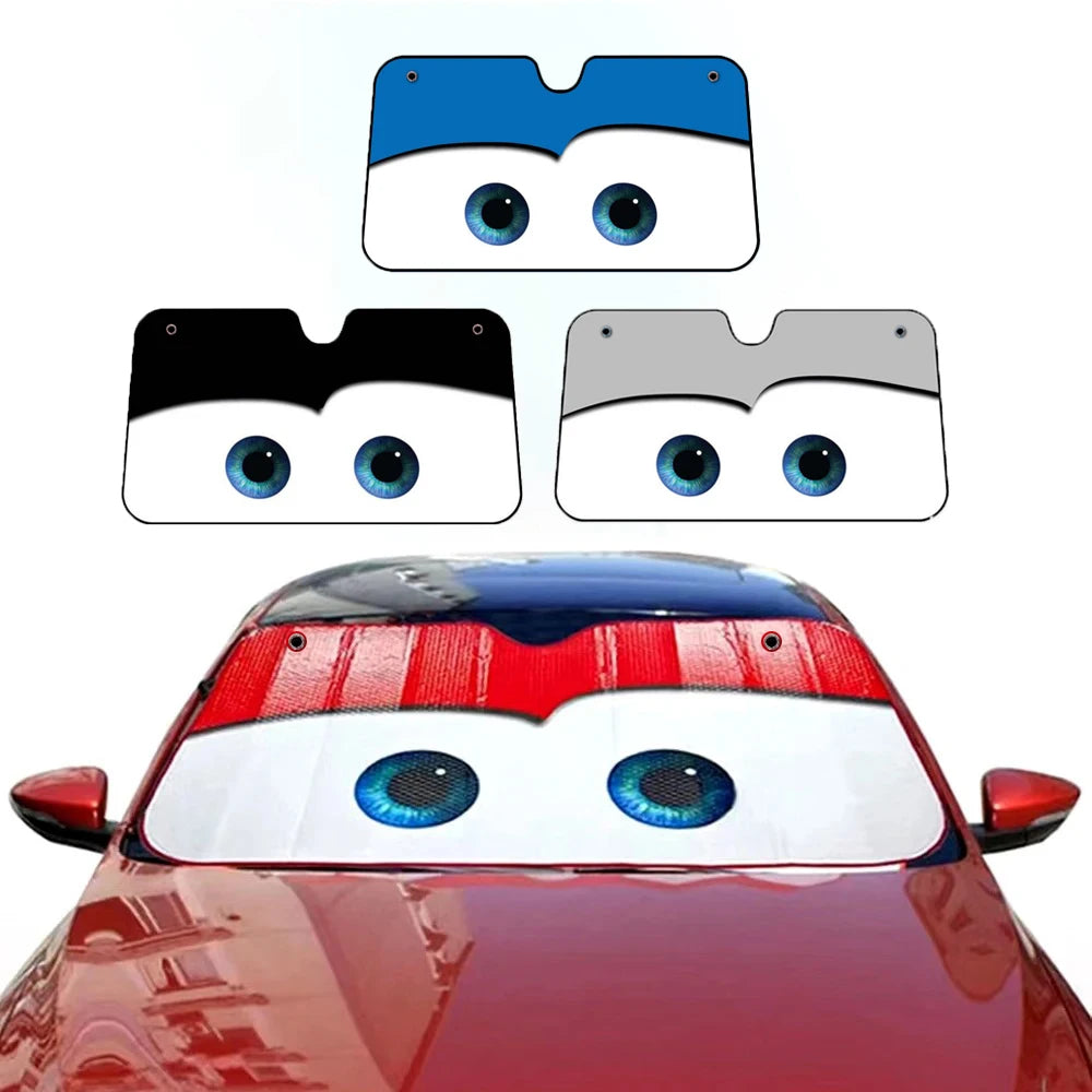 Car Solar Protection 4 Colors Eyes Heated Windshield Sunshade Car Window
