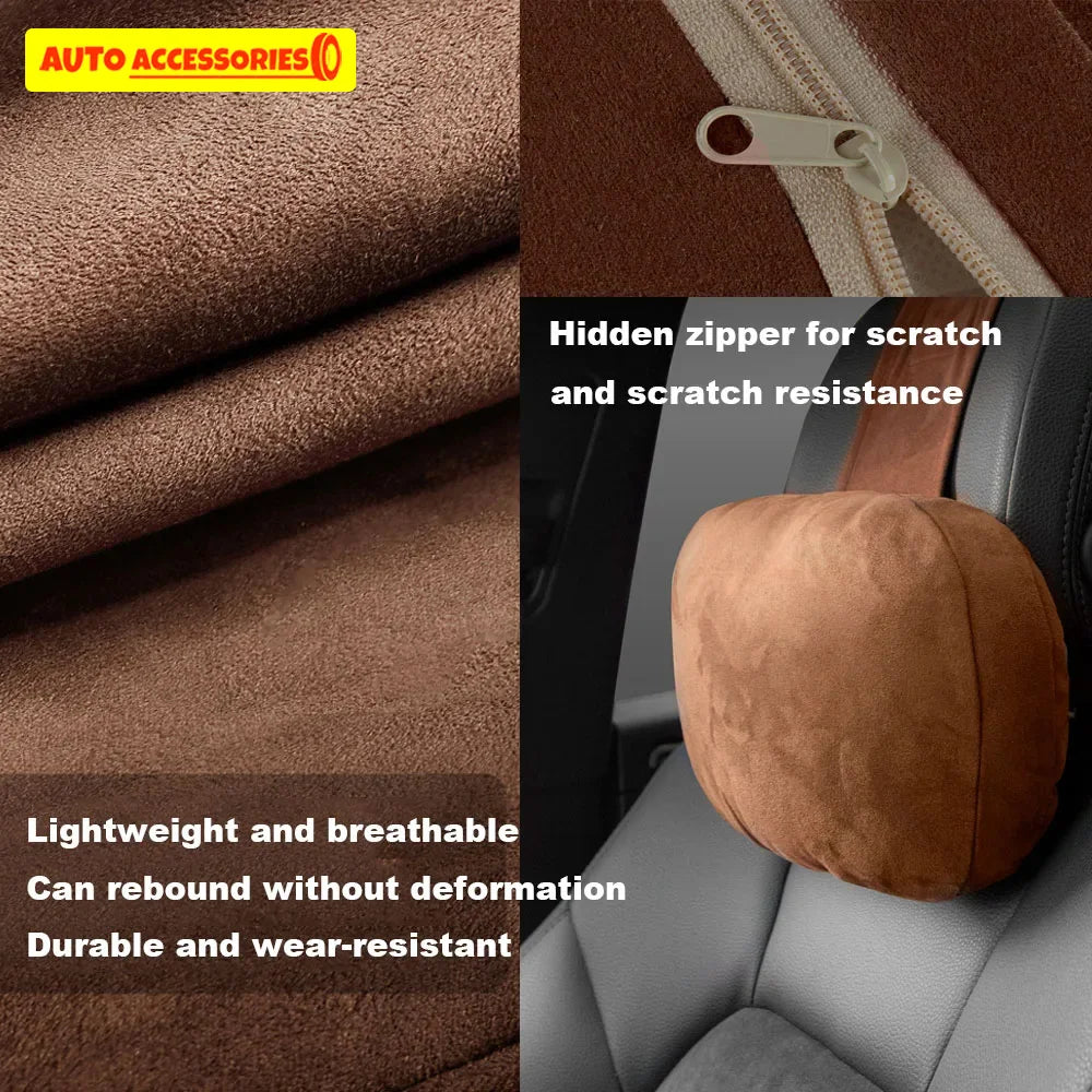 Car Headrest Neck Support Seat Maybach Design S Class Soft Universal Interior