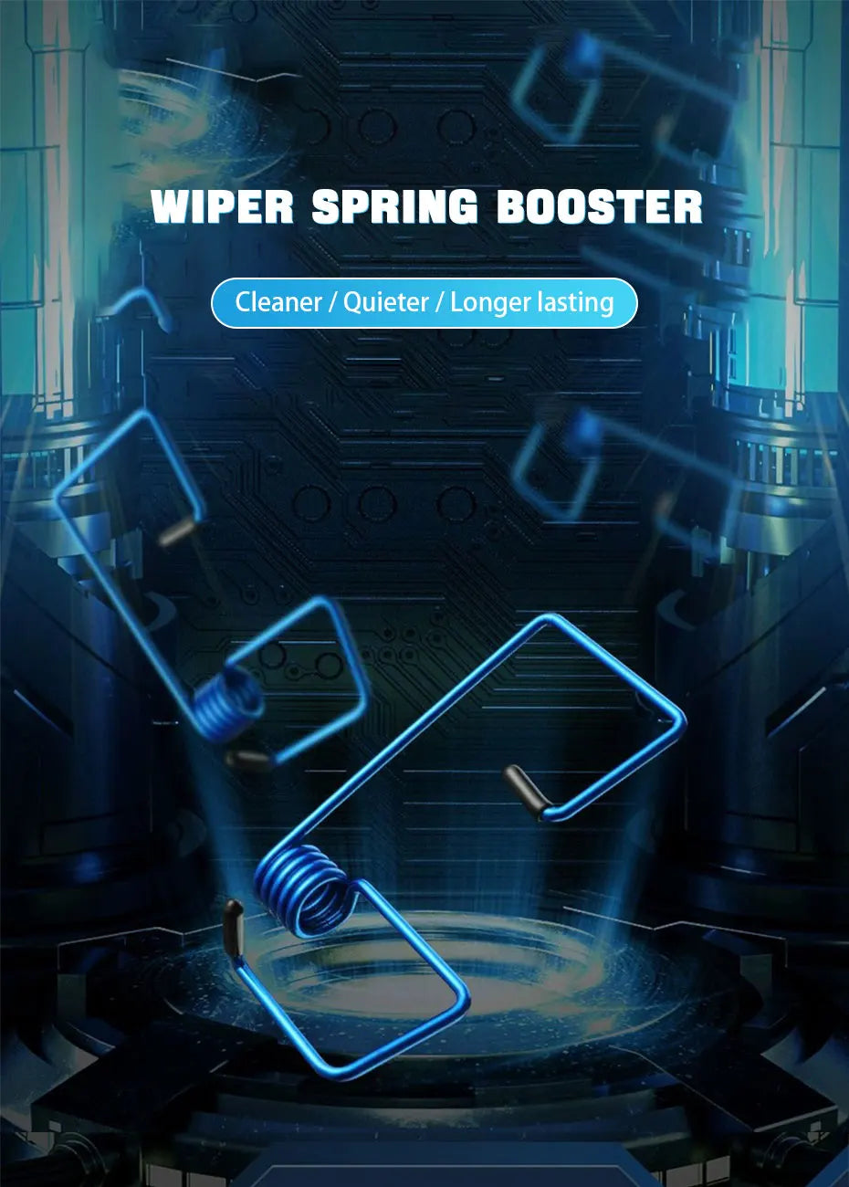 Universal Wiper Blade Pressure Enhancer – Spring Steel Refit Strip for Better Premium Automotive Accessory