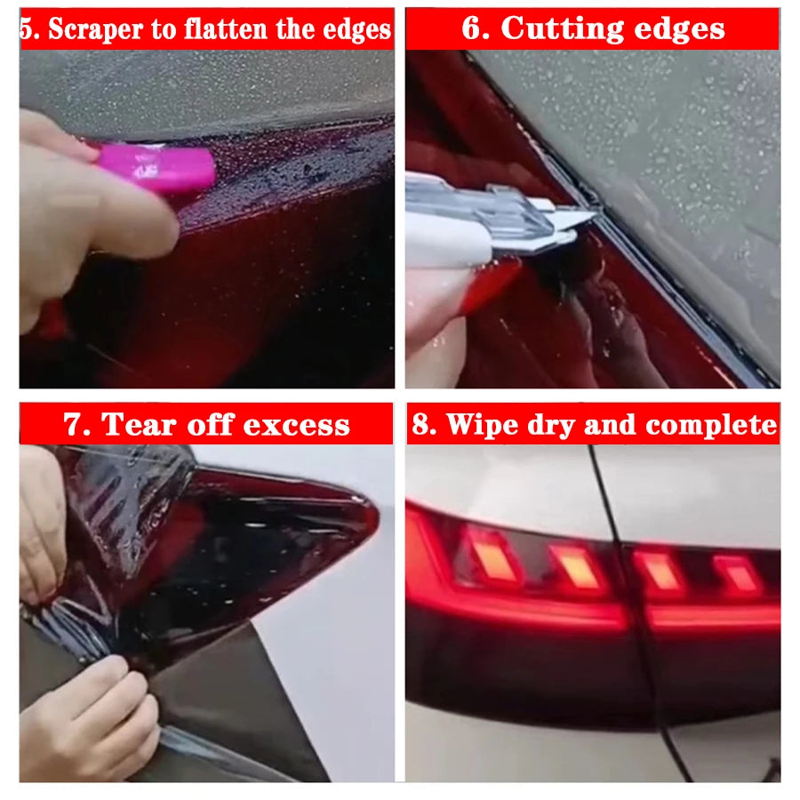 Automotive TPU Headlight Film Intelligent Light Control Car Body Protection Film Repair Scratches Photochromic Modification Film