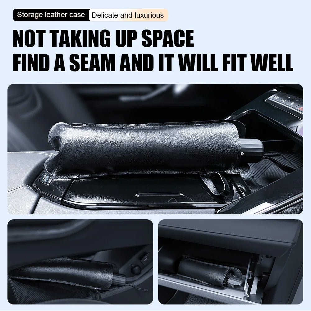 Car Sunshade Windshield Umbrella with 360° Rotation Bendable Handle Front Window