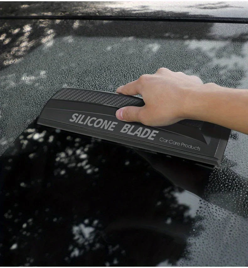 Non-Scratch Soft Silicone Handy Squeegee Car Wrap Tools Water Window Wiper Premium Automotive Accessory