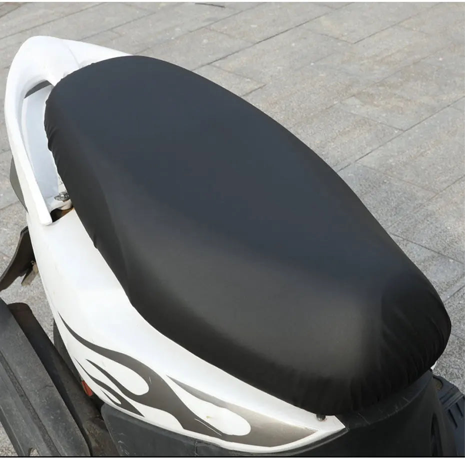 SEAMETAL Motorcycle Seat Covers Autocycle Cushion Waterproof Pu Leather Interior