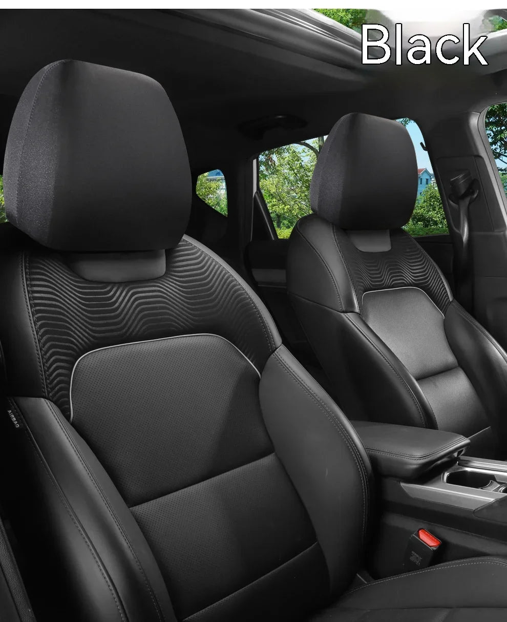 1PC Car Seat Headrest Cover Anti-Dirty Elastic Protective Interior Protector