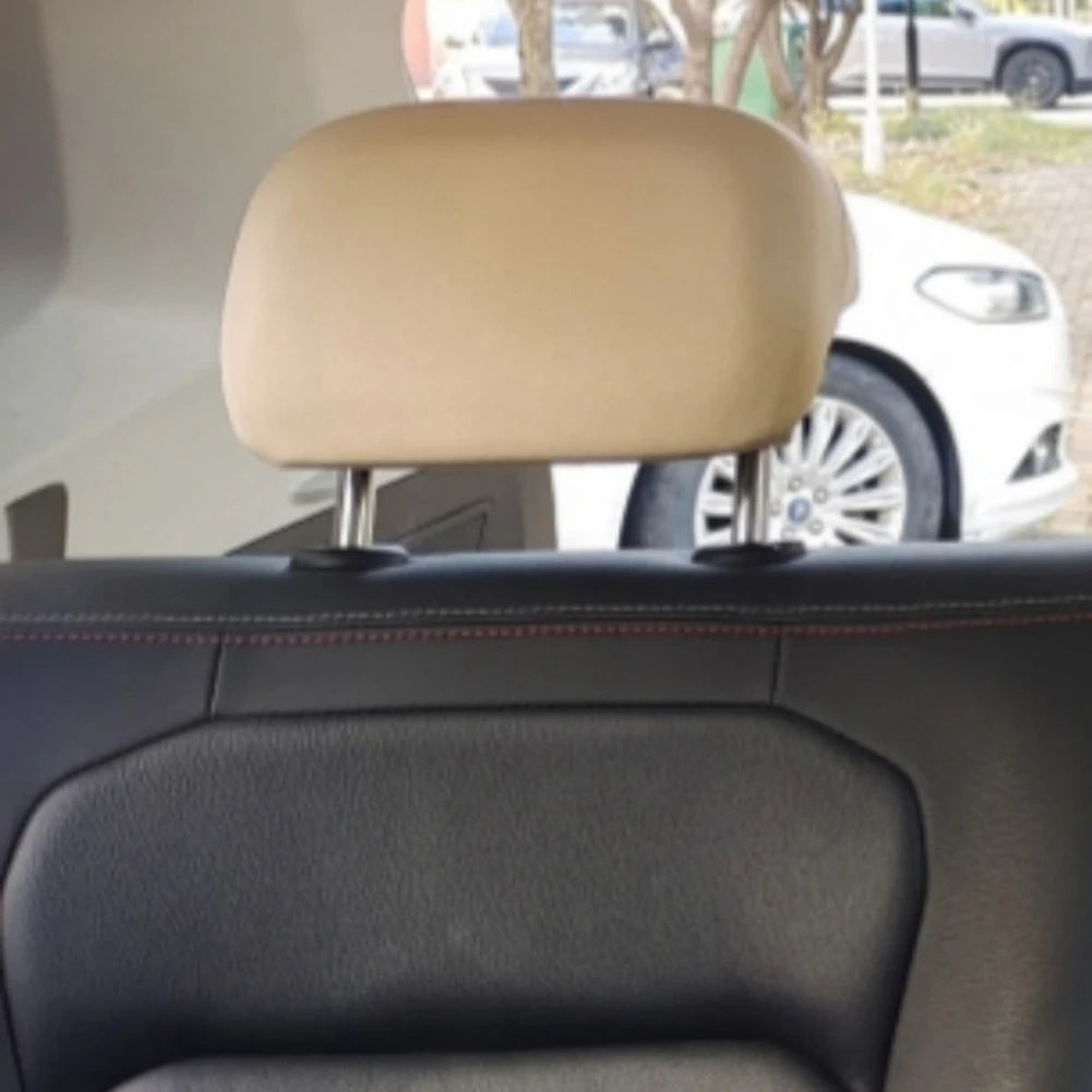 High Quality Headrest Cover 20cm X 22cm Dirt Resistant Full Coverage Grey