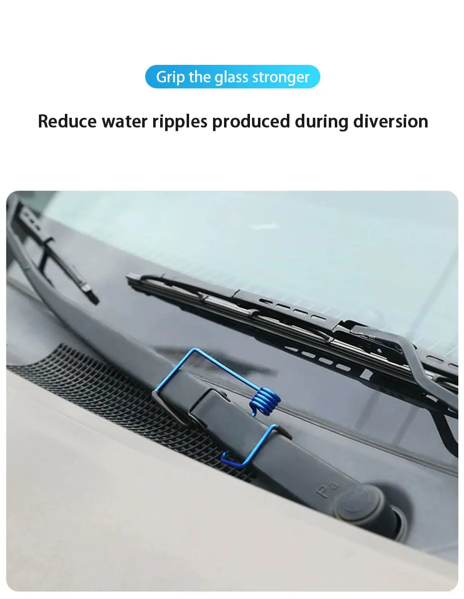 Universal Wiper Blade Pressure Enhancer – Spring Steel Refit Strip for Better Premium Automotive Accessory